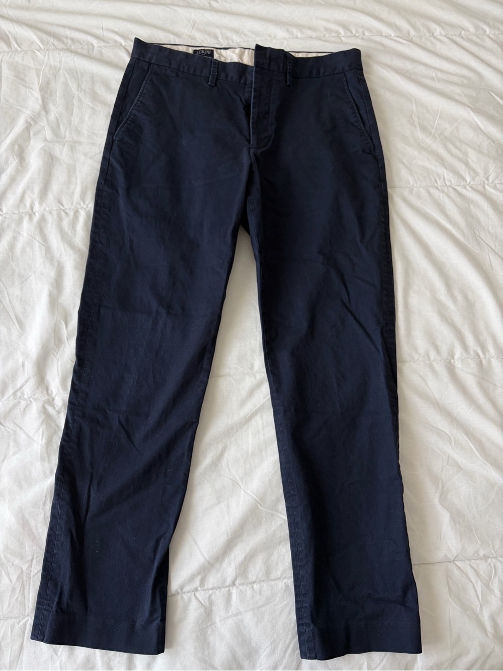 J Crew Men's Navy Chino Pants